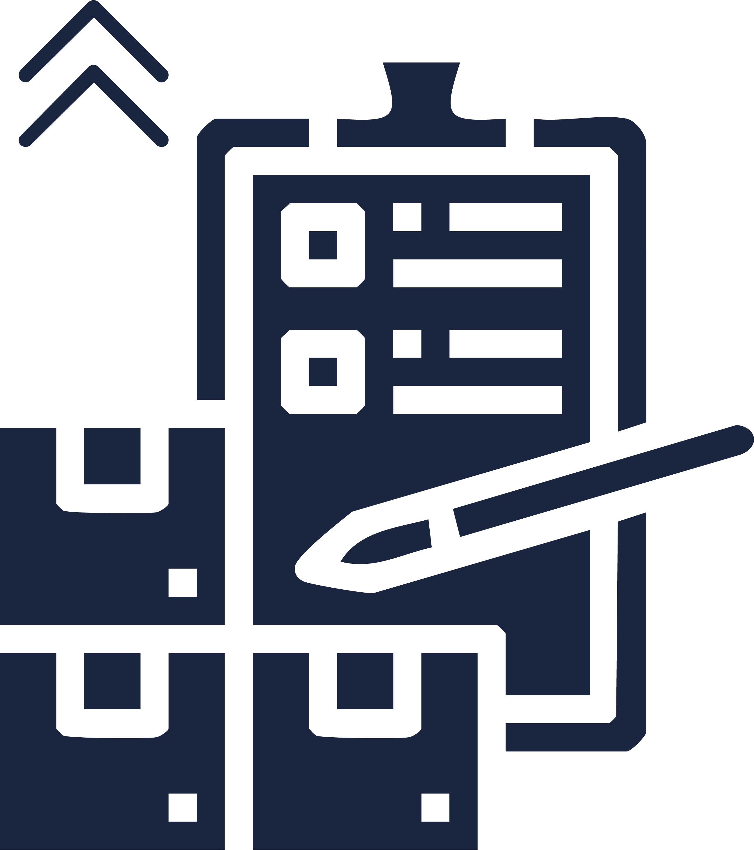 Inventario de altas practicadas a bienes inmuebles